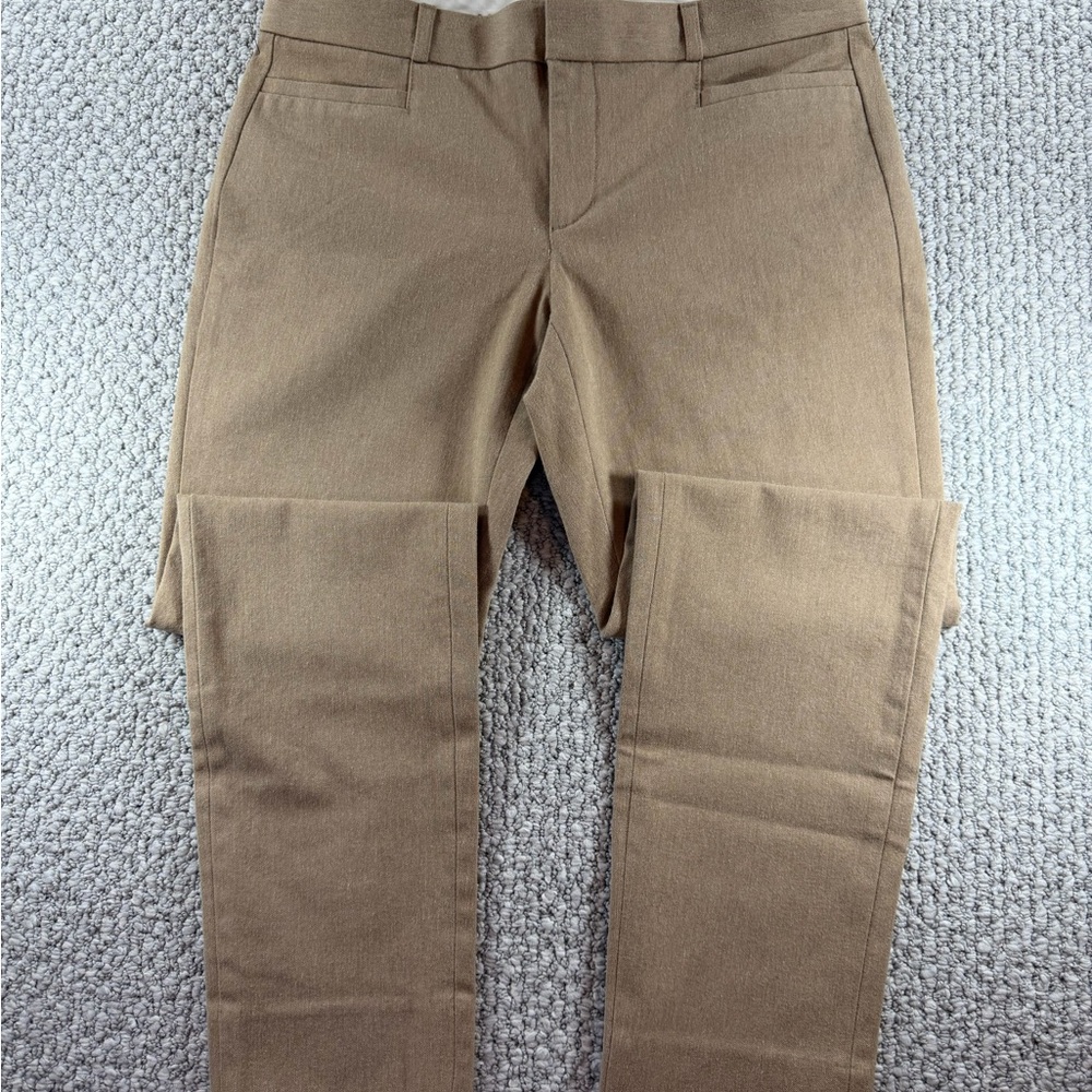 Banana Republic Sloan Slim Fit Khaki Trousers-Office-minimalist Women Size 2 - Picture 2 of 10